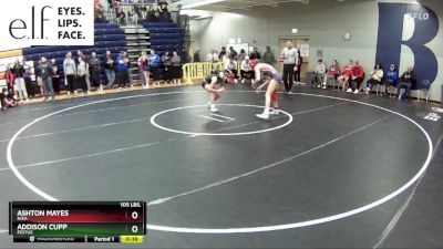 105 lbs. Cons. Round 7 - Ashton Mayes, Nixa vs Addison Cupp, Festus