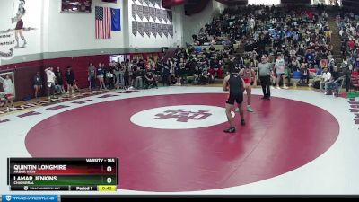 165 lbs Cons. Round 2 - Quintin Longmire, Arbor View vs Lamar Jenkins, Chaparral