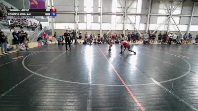 144 lbs Champ. Round 2 - Miguel Lopez, Whatcom Wrestling Academy vs Cordell Pualani, Washington
