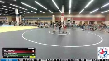 100 lbs Semifinal - Lily Mendez, Spartan Mat Club vs Grace Romans, Best Trained Wrestling