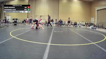 123 lbs Consi Of 16 #1 - Saige Maddux, Reign WC vs Katherine Love, Royalty WC