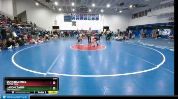 170 lbs Cons. Round 4 - Jason Zahm, Cheyenne East vs Ian Crabtree, Castle View