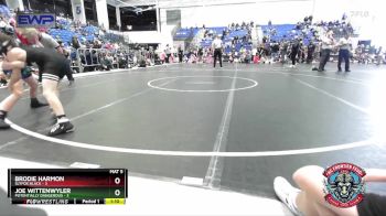 80 lbs Semis (4 Team) - Brodie Harmon, Slyfox Black vs Joe Wittenwyler, Potentially Dangerous