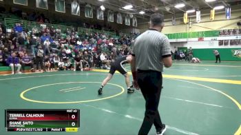 157 lbs Champ. Round 1 - Terrell Calhoun, Elyria vs Shane Saito, Perrysburg