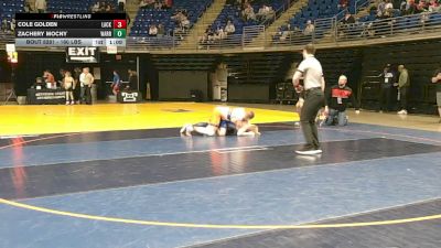 160 lbs Round Of 32 - Cole Golden, Lackawanna Trail vs Zachery Mocny, Warren County