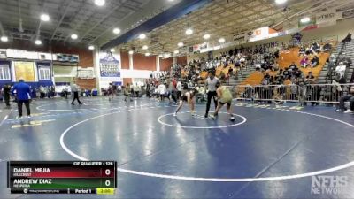 126 lbs Quarterfinal - Daniel Mejia, Hillcrest vs Andrew Diaz, Hesperia