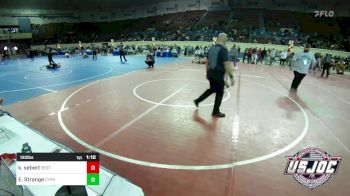 120 lbs Semifinal - Kailin Sebert, Best Trained Wrestling vs Elliotte Strange, Cypress Wrestling Club