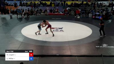 157 lbs Quarters - Gabriel Logan, NJ vs Jaxon Miller, IA