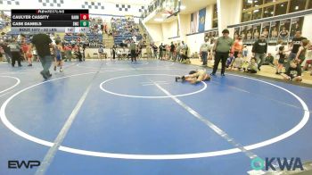 52 lbs Consi Of 4 - Caulyer Cassity, Barnsdall Youth Wrestling vs Case Daniels, Salina Wrestling Club