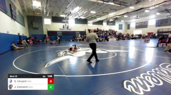 126 lbs Round Of 16 - Sean Vincent, Manchester West vs Jayson Clementi, Windham