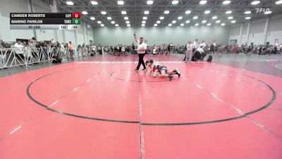 95 lbs Rr Rnd 2 - Camden Roberts, Capital City Wrestling Club - EL vs Marino Pawlos, TDWC Minions Blue - EL