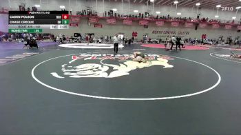 141 lbs Cons. Round 2 - Caden Polson, Wabash vs Chase Creque, Baldwin Wallace