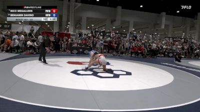 61 lbs Champ. Round 3 - Nico Megaludis, Pitt WC/ Titan Mercury Wrestling Club (TMWC) vs Benjamin Davino, Ohio RTC/ Titan Mercury Wrestling Club (TMWC)
