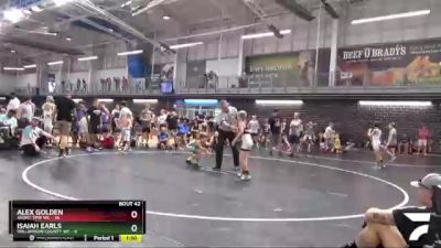 75 lbs Round 9 (10 Team) - Isaiah Earls, Williamson County WC vs Alex Golden, Short Time WC