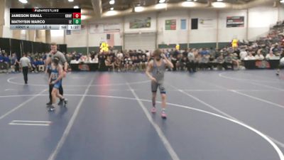 120 lbs Semis & 1st Wrestleback (8 Team) - Mathysin Marco, Lincoln East vs Jameson Small, Kearney