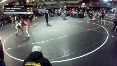 165 lbs 3rd Place Match - Josie Breitkreutz, Ord Wresting Club vs Niyah Ruda, Logan View Youth Wrestling
