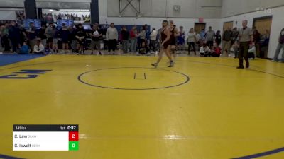 145 lbs Consy 2 - Connor Law, Slam Academy-NV vs Gabe Iswalt, Berks Catholic