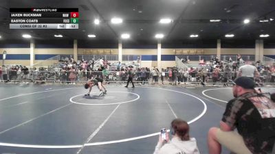 106 lbs Consi Of 32 #2 - Jaxen Buckman, MAW Wrestling Academy vs Easton Coats, Fossil Ridge HS