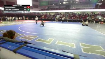 175 lbs Quarterfinal - Antonio Genovesi, Eagle vs David Vargas, Caldwell