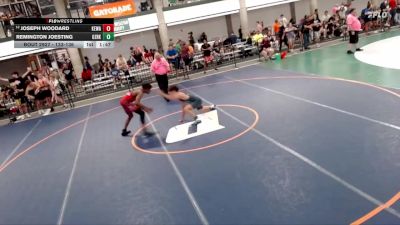 133-136 lbs Quarterfinal - Joseph Woodard, Rogue Warrior vs Remington Joesting, Peoria Notre Dame