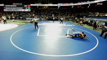 I-215 lbs Champ. Round 2 - Joshua Holliman-Pollonais, Bay Shore vs Jacob Dejesus, Washingtonville