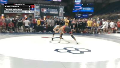132 lbs Champ. Rd Of 256 - Austin Guerrieri, Delaware vs Kayden McDonald, West Virginia