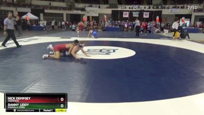 150 Elite Varsity Quarterfinal - Danny Liddy, Coahulla Creek vs Nick Dempsey, Thompson