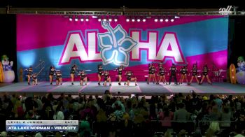 ATA Lake Norman - Velocity [2025 L2 Junior Day 1] 2025 Aloha Gatlinburg Showdown