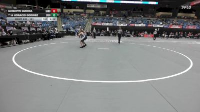 141 lbs Cons. Round 2 - 14 Horacio Godinez, Evergreen vs Guiseppe Guerra, St. Ambrose