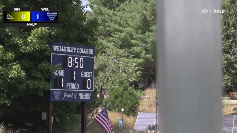 Replay: Simmons vs Wellesley | Aug 30 @ 1 PM