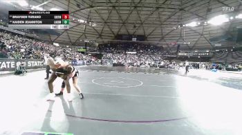 Boys 3A 175 lbs Champ. Round 2 - Kaiden Jeanniton, Lakes vs Brayden Turano, Central Kitsap