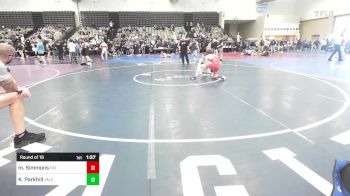 128-H lbs Round Of 16 - Mark Simmons, Patriot Club vs Keegan Parkhill, Yale Street