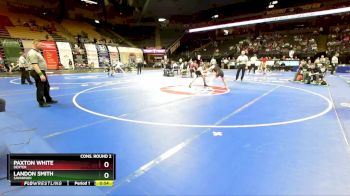 106 Class 2 lbs Cons. Round 2 - Paxton White, Dexter vs Landon Smith, Savannah