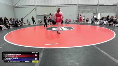 235 lbs Round 4 (6 Team) - Lorelei Hartman, California Blue vs Ciara Monger, Colorado