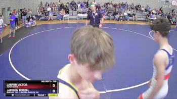 130 lbs Semifinal - Jasper Victor, Sweet Home vs Jamisen Rozell, Barlow Mat Club (DBA Barlow Wr