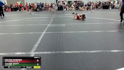 76 lbs Round 2 (4 Team) - Tucker Shutt, Team Shutt vs Colton McKenna, Mat Warriors Black