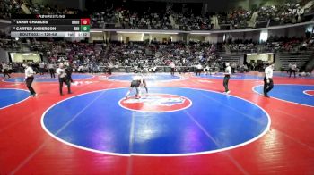 126-6A Champ. Round 1 - Tahir Charles, Brookwood vs Carter Anderson, Richmond Hill HS
