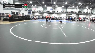 118 lbs Consi Of 16 #2 - Dorian Hidalgo, Iona Prep vs Colin Logalbo, Little Falls