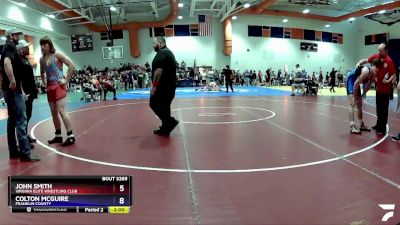 175 lbs Quarterfinal - John Smith, Virginia Elite Wrestling Club vs Colton Mcguire, Franklin County
