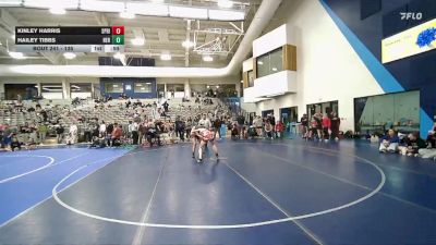 135 lbs Cons. Round 2 - Kinley Harris, Springville vs Hailey Tibbs, Herriman