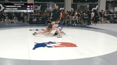 125 lbs Champ. Rd Of 16 - Temperance Lowe, Greater Heights Wrestling vs Ariella Dobin, Toss Em Up Wrestling Academy