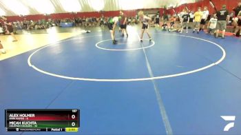 157 lbs Round 3 (4 Team) - Alex Holmer, Park Rapids vs Micah Kuchta, Coleman Cougars