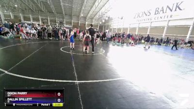 93 lbs Round 3 - Dixon Parry, WY vs Dallin Spillett, ID