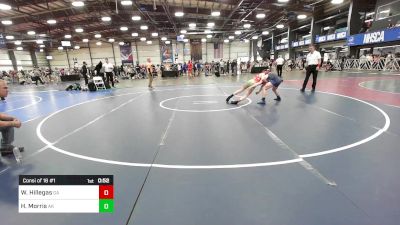 100 lbs Consi Of 16 #1 - William Hillegas, GA vs Hudson Morris, AK