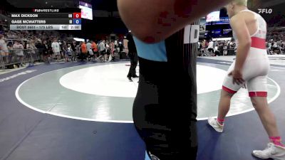 175 lbs Champ. Rd Of 128 - Max Dickson, OR vs Gage McWatters, ID