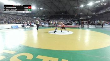 Boys 1A 138 lbs Champ. Round 1 - Kaiden Huber, Cashmere vs Cole LaValley, Seton Catholic