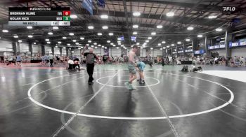 120 lbs Rr Rnd 2 - Brennan Kline, Evil Empire Red vs Nolan Rice, Micky's Maniacs Blue