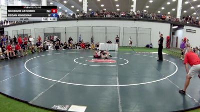 85 lbs McKenzie Astorino, Pennsylvania Blue vs Regan Kinneman, Arizona