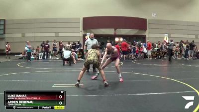 150 lbs Round 1 (6 Team) - Arden Dehenau, Team Gotcha vs Luke Banas, American Gladiators-Storm