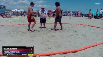 80+kg Finals Round 1 - Julian Burgett, Fishers Wrestling Club vs Nicholas Rodgers, North Carolina